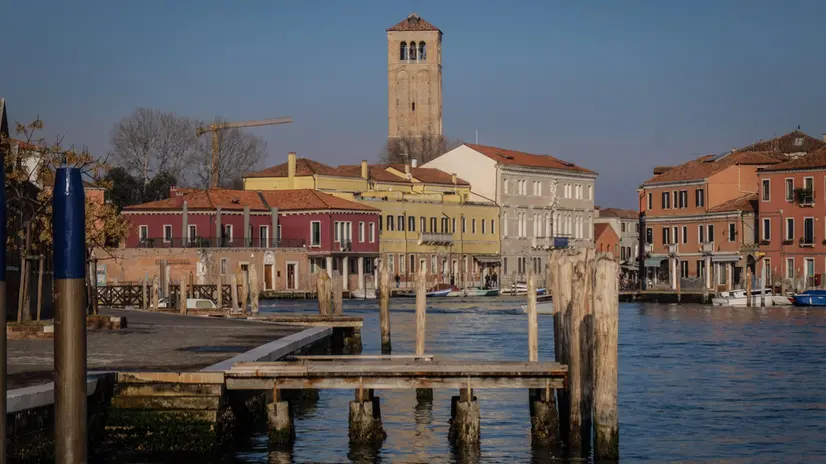 Servizio Venezia - veduta di Murano, 2 Gennaio 2024 ANSA/MATTEO CORNER