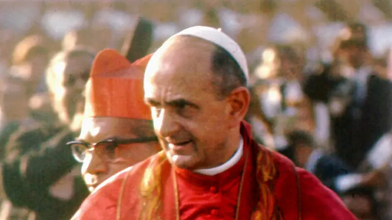 Il pontefice bresciano Paolo VI - Foto Ansa © www.giornaledibrescia.it