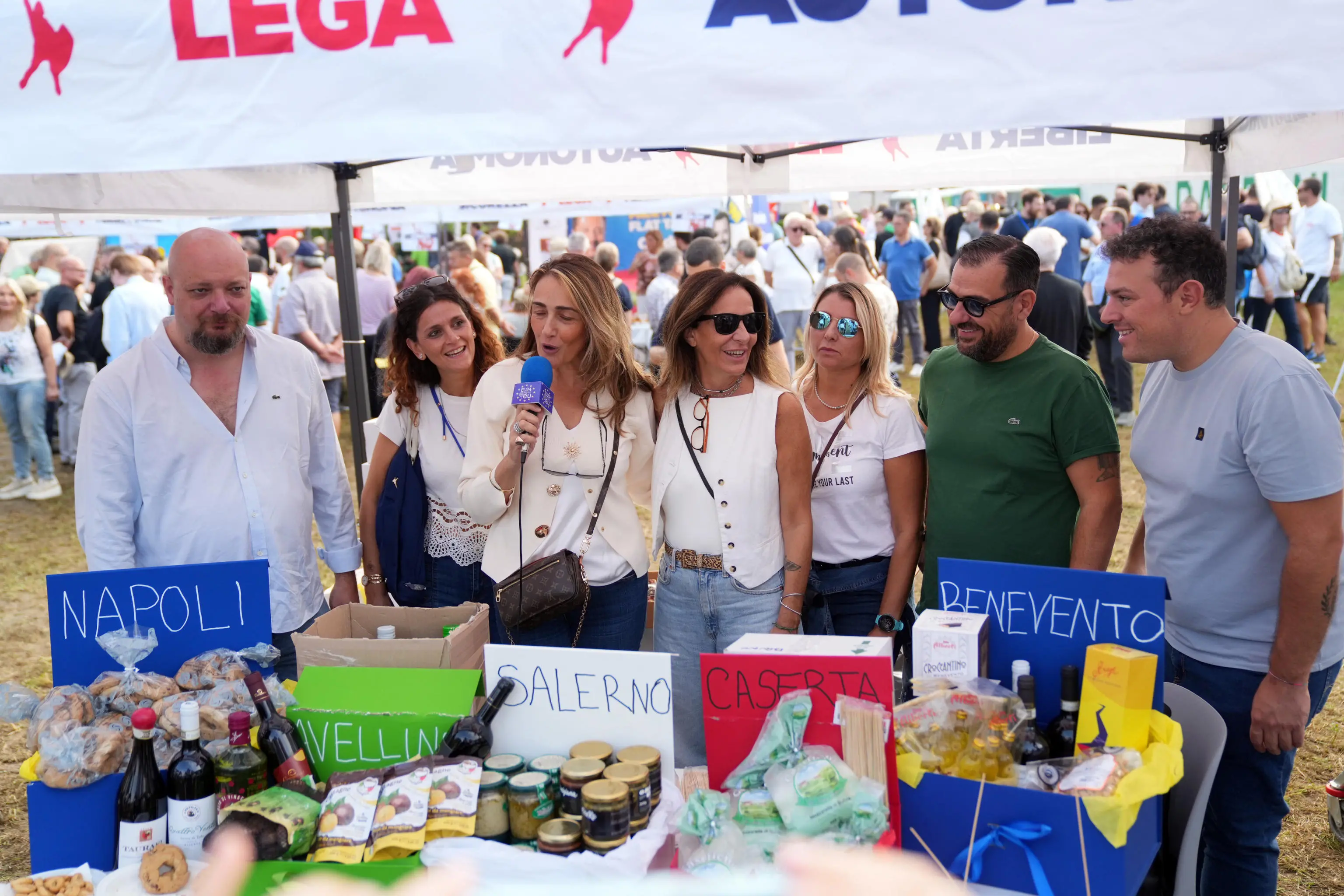Traditional Lega party rally in Pontida (Bergamo), 21 september 2025. ANSA/MICHELE MARAVIGLIA