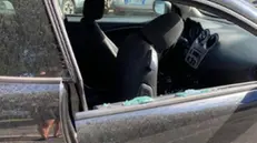 Un finestrino infranto - © www.giornaledibrescia.it