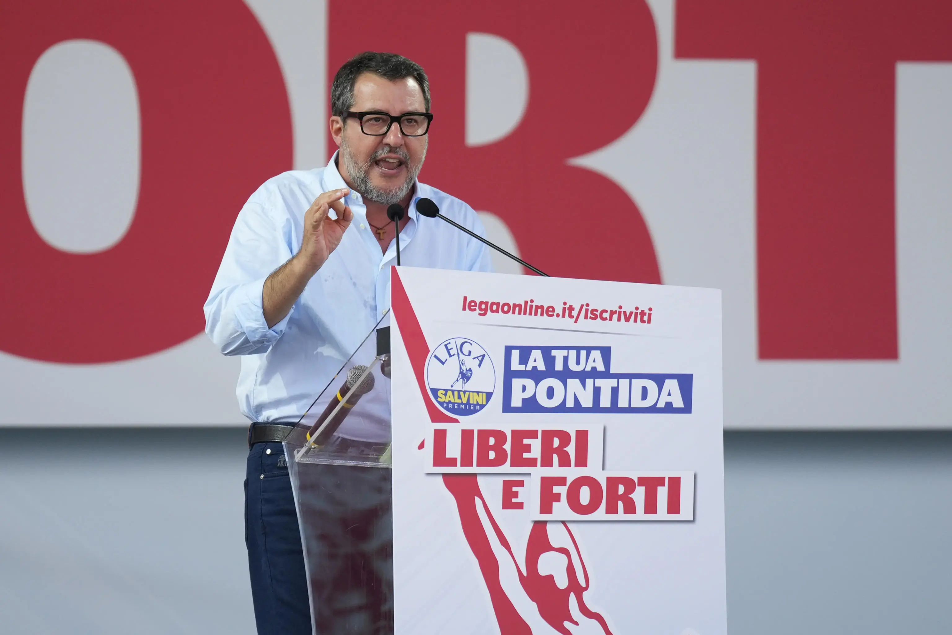 Il raduno della Lega a Pontida