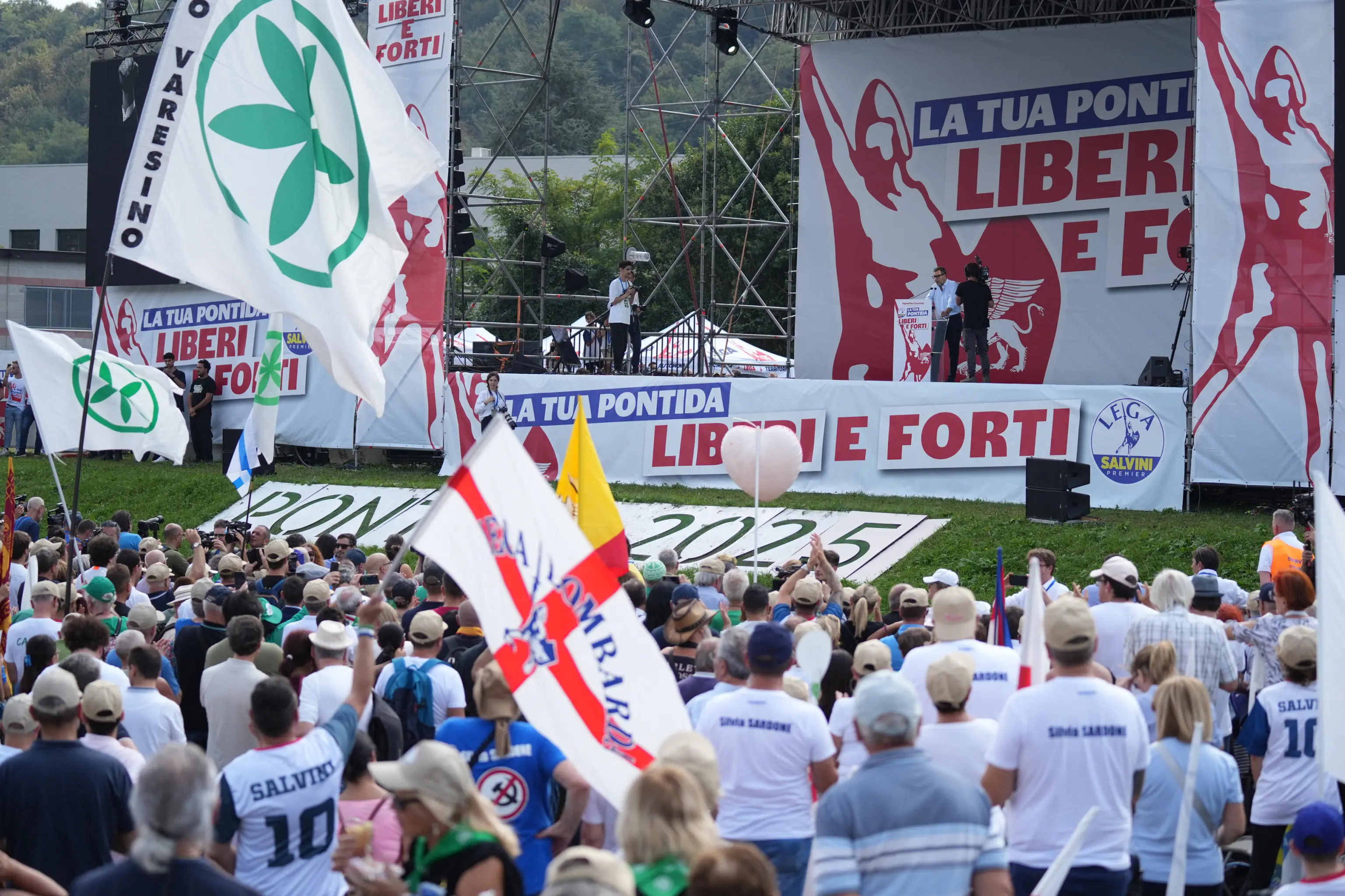 Il raduno della Lega a Pontida