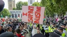Supporter dello Stato di Palestina a Londra nei giorni scorsi - Foto Ansa/Epa © www.giornaledibrescia.it