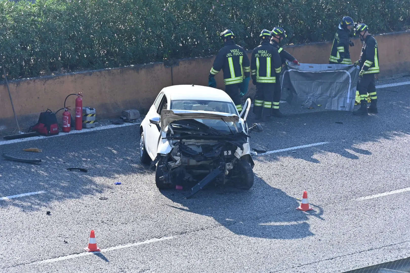 L'incidente mortale in tangenziale sud