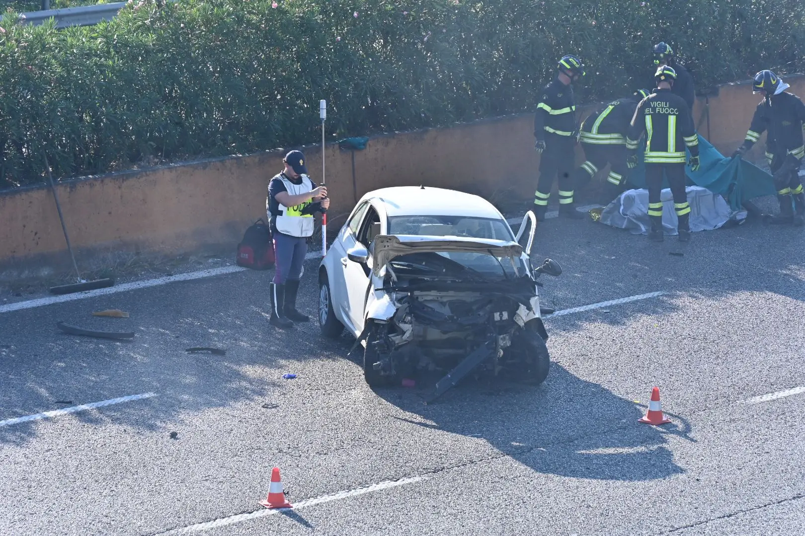 L'incidente mortale in tangenziale sud