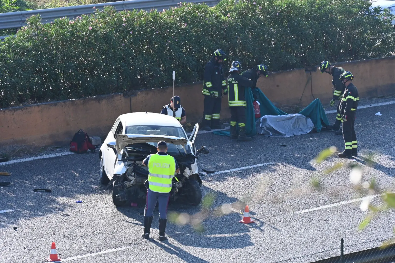 L'incidente mortale in tangenziale sud