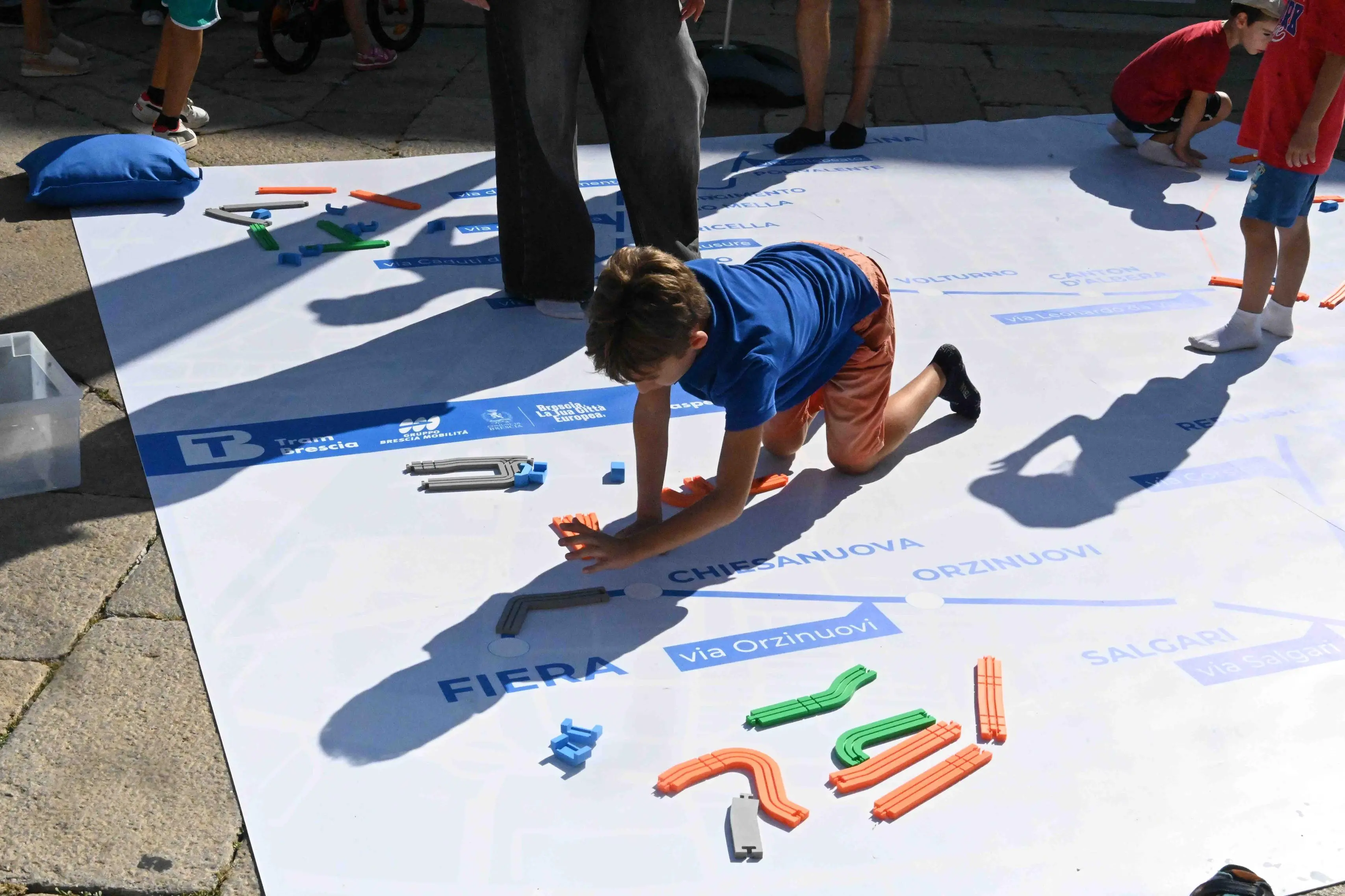 «Un, due Tramschool!» in piazza Loggia