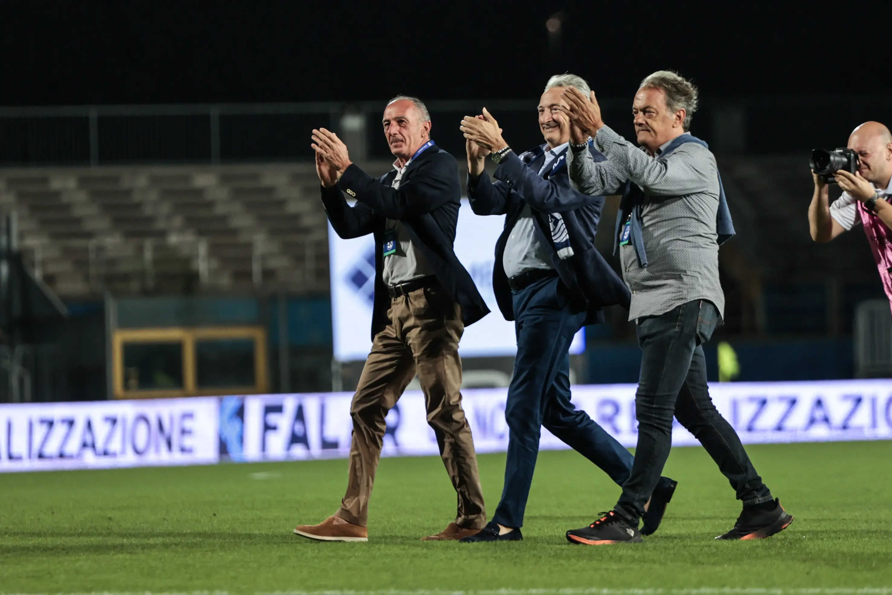 Stefano Bonometti e Sergio Domini al Rigamonti