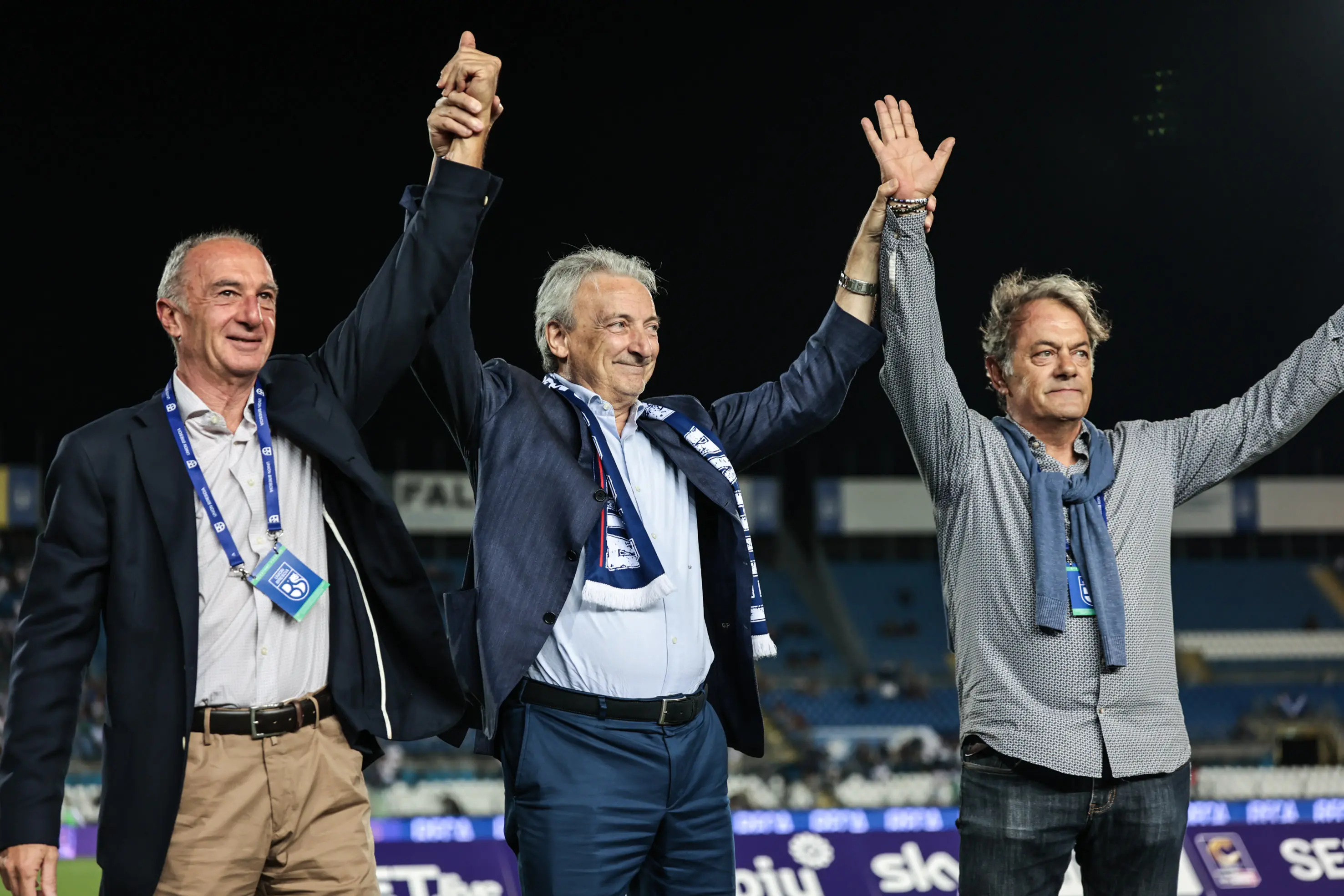 Stefano Bonometti e Sergio Domini al Rigamonti