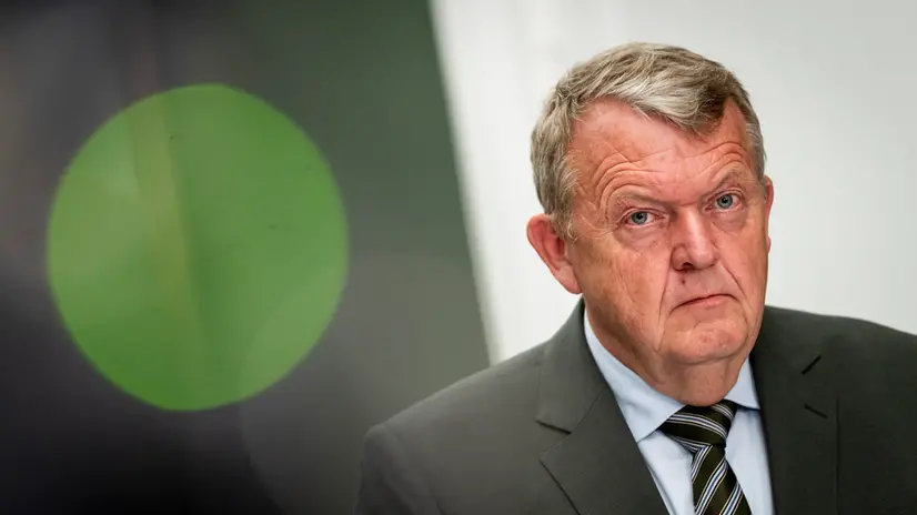 epa12384583 Danish Foreign Minister Lars Loekke Rasmussen holds a press briefing on defense measures in response to the security situation at the Prime Minister's Office in Copenhagen, Denmark, 17 September 2025. EPA/EMIL NICOLAI HELMS DENMARK OUT