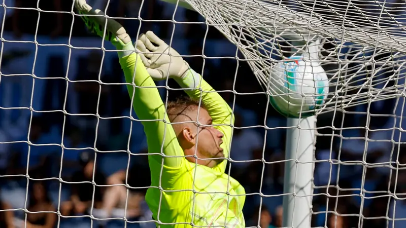 Ivan Provedel durante la partita di calcio di Serie A Lazio e Roma - Ansa © www.giornaledibrescia.it