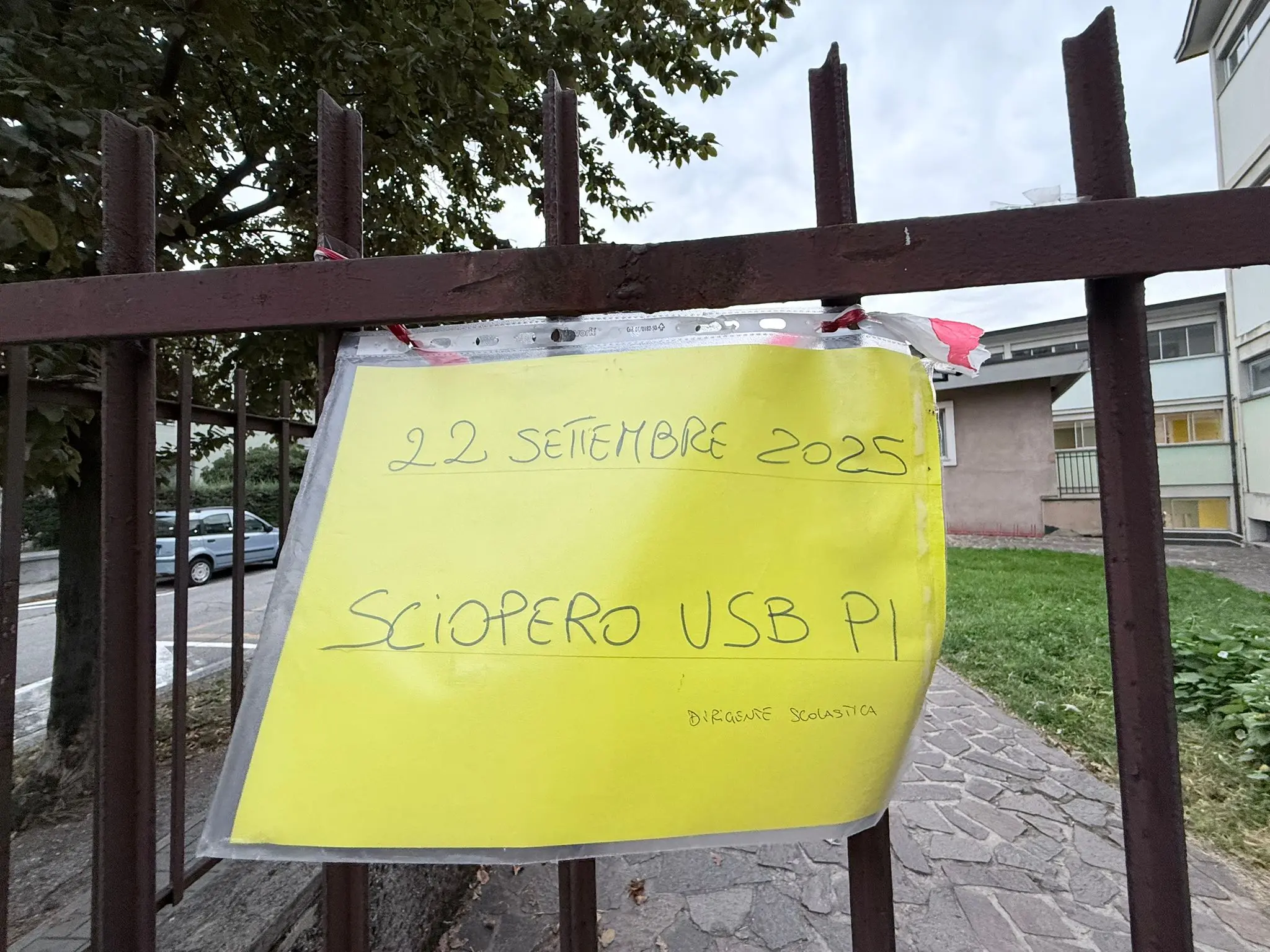 Manifestazione a Brescia in occasione delle sciopero generale per Gaza