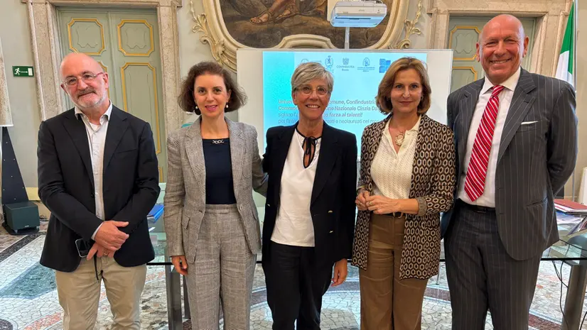 Università e istituzione unite dalla convenzione Diamo forza ai talenti - © www.giornaledibrescia.it