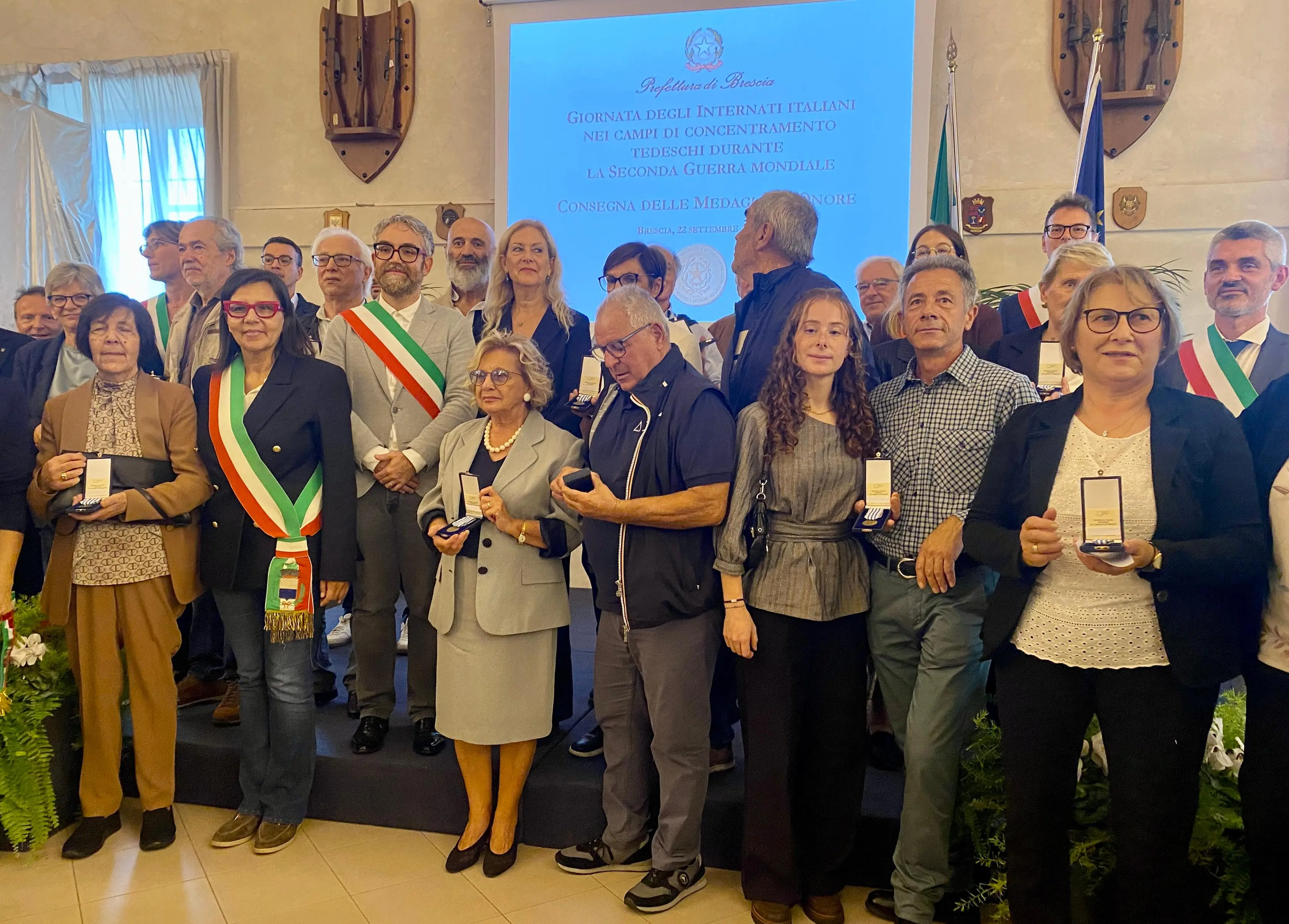 Internati militari, la cerimonia alla Caserma Goito