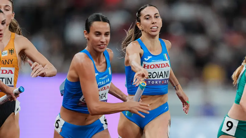 Virginia Troiani passa il testimone ad Alessandra Bonora - Foto Fidal/Grana