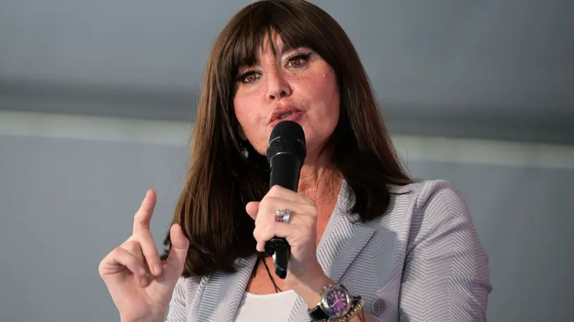 Anna Maria Bernini, ministro dell’Universita’ e della Ricerca, durante Fenix, la festa nazionale di Gioventù Nazionale e Fratelli d’Italia, Roma, 19 settembre 2025. ANSA/RICCARDO ANTIMIANI