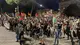 La manifestazione serale e il corteo per Gaza