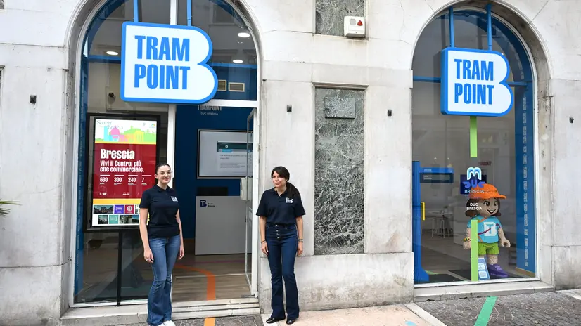 Il TramPoint in corso Palestro - foto Comune di Brescia