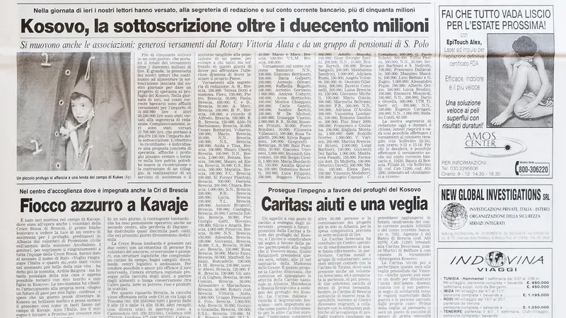 L'edizione del GdB del 10 aprile 1999 © www.giornaledibrescia.it