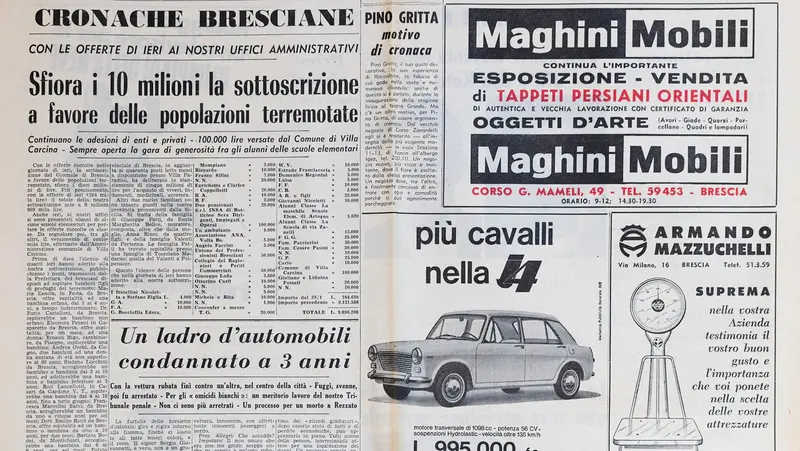 Per il Belice gara di generosità anche tra gli alunni delle scuole elementari © www.giornaledibrescia.it