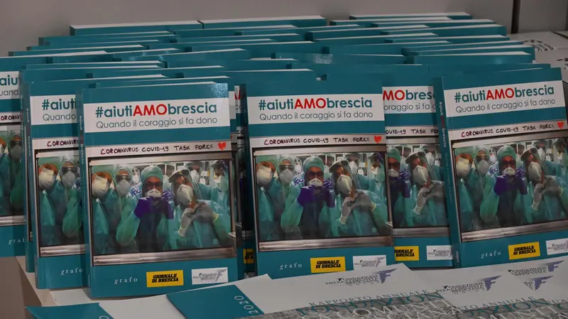 Per sostenere il sistema sanitario durante la pandemia, Editoriale Brescia ha lanciato «aiutiAMObrescia» © www.giornaledibrescia.it