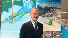 Alessandro Garrone, presidente Sci Club Sestriere, dove Matteo Franzoso aveva iniziato a sciare, Sestriere, 23 settembre 2025. ANSA/CLAUDIA TOMATIS