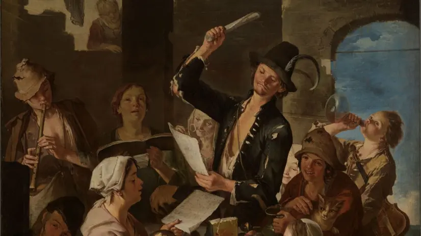 Un dettaglio del «Concerto zingaresco» di Cipper