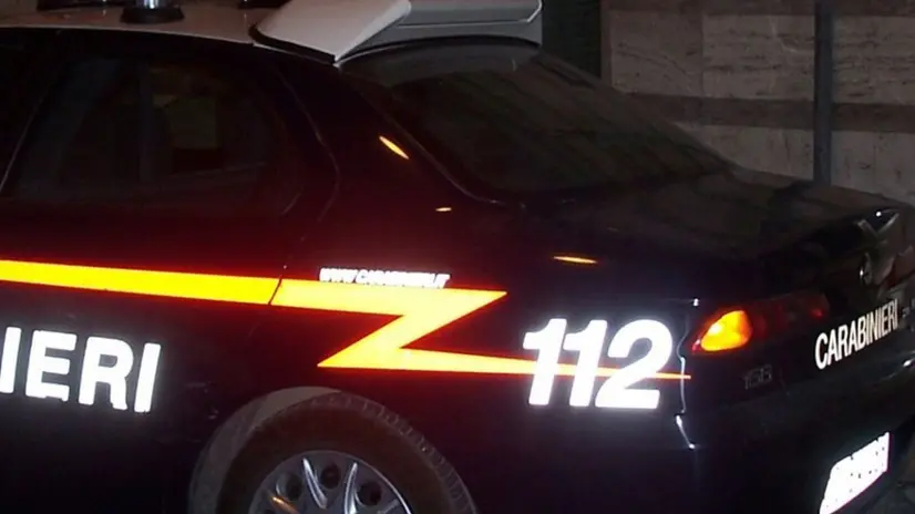 Foto auto carabinieri/FOTO COMANDO CARABINIERI
