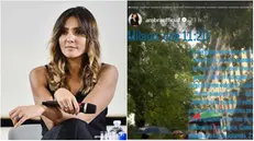 Ambra e uno screenshot dalle sue storie Ig