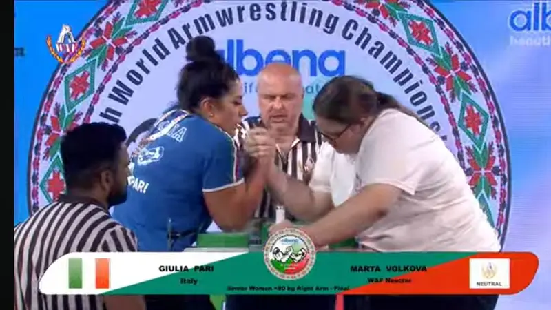 Un momento del match