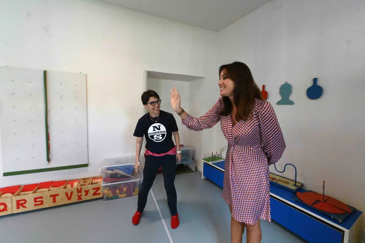 La visita dell'assessore regionale Lucchini alla scuola Audiofonetica