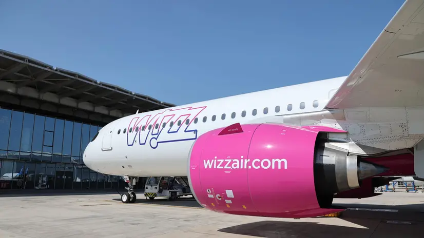 epa10713966 A view shows the A321neo aircraft after it was delivered to Hungary's Wizz Air in Tianjin, China, 27 June 2023. Airbus has, for the first time, delivered an aircraft assembled in north China's Tianjin Municipality to a European client. Hungary's Wizz Air, the largest Central and Eastern European low-cost carrier, took delivery of its first A321neo aircraft assembled in Airbus' Final Assembly Line (FAL Asia) at an event in Tianjin on 27 June. EPA/XINHUA / Song Rui CHINA OUT / UK AND IRELAND OUT / MANDATORY CREDIT EDITORIAL USE ONLY