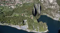 Una foto dall’alto dell’Orrido del Bogn