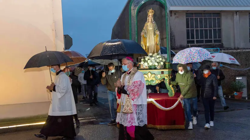 La processione con il vescovo Tremolada durante le Feste Quinquennali del 2020 
Nome