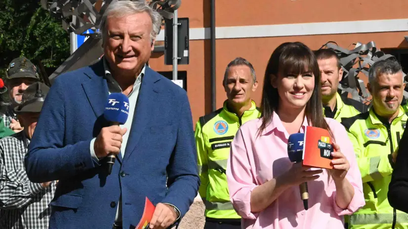 I conduttori di In Piazza con Noi - © www.giornaledibrescia.it