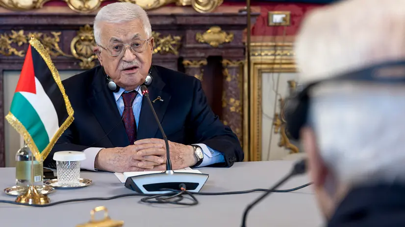 Roma - Il Presidente Sergio Mattarella con Mahmoud Abbas, Presidente della Palestina, in occasione dei colloqui, oggi 13 dicembre 2024 (Foto di Paolo Giandotti - Ufficio per la Stampa e la Comunicazione della Presidenza della Repubblica)