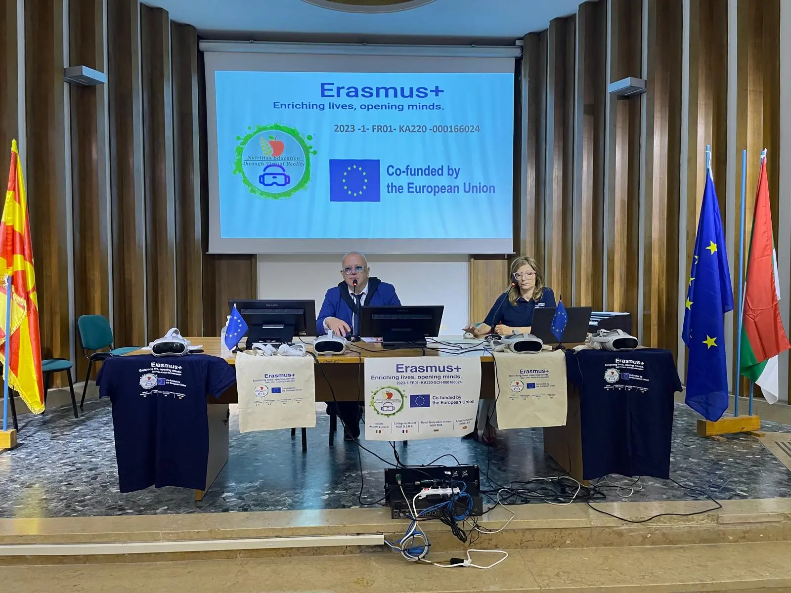 Presentazione del progetto Erasmus VR Nutrition al Lunardi di Brescia
