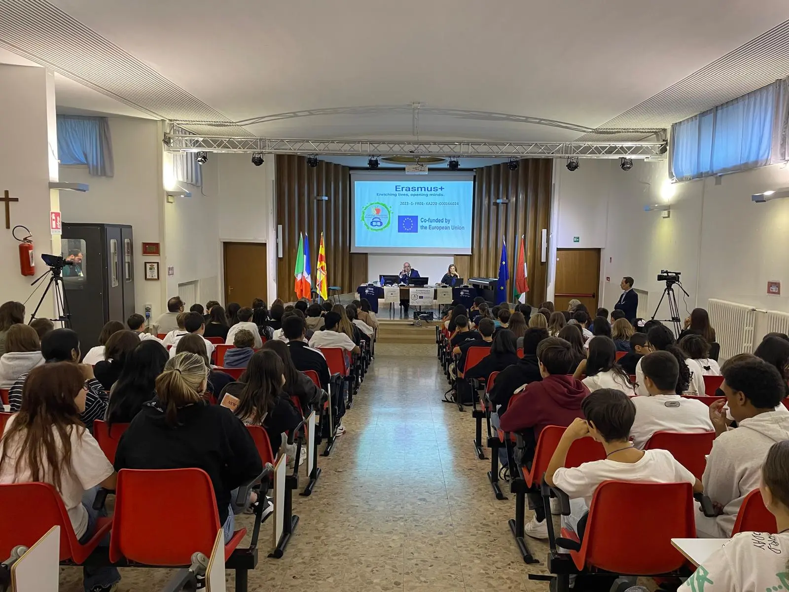 Presentazione del progetto Erasmus VR Nutrition al Lunardi di Brescia