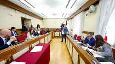 La Commissione bicamerale d'inchiesta Orlandi-Gregori, Palazzo San Macuto, Roma 18 giugno 2024. ANSA/FABIO FRUSTACI