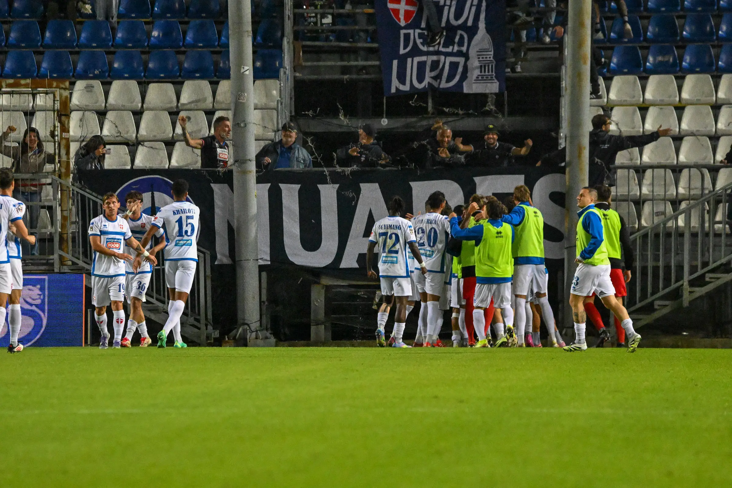 SPORT CALCIO BRESCIA CAMPIONATO SERIE C UNION BRESCIA NOVARA NELLA FOTO EULTANZA NOVARA PER GOL VALDESI 25–09-2025 AGENZIA NEWREPORTER PASOTTI