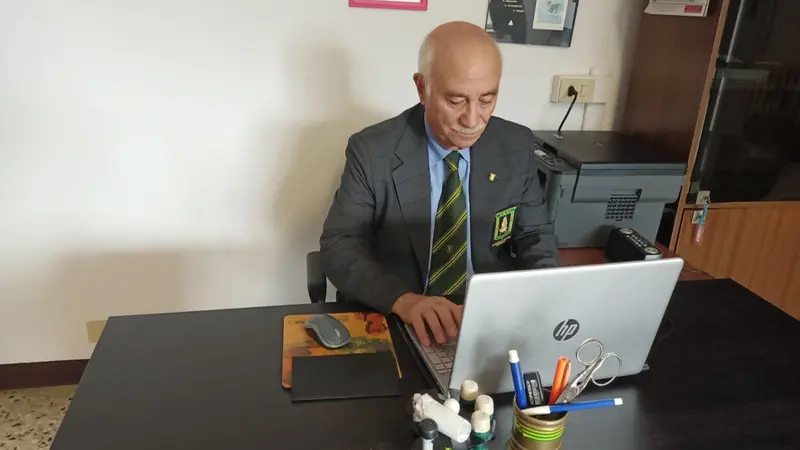 Il presidente onorario Mario Cavarretta - © www.giornaledibrescia.it