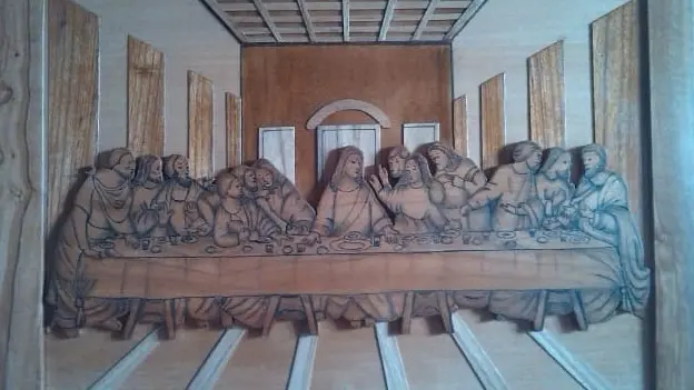 L'Ultima cena di Leonardo, un piccolo capolavoro realizzato da Luigi Frosio © www.giornaledibrescia.it