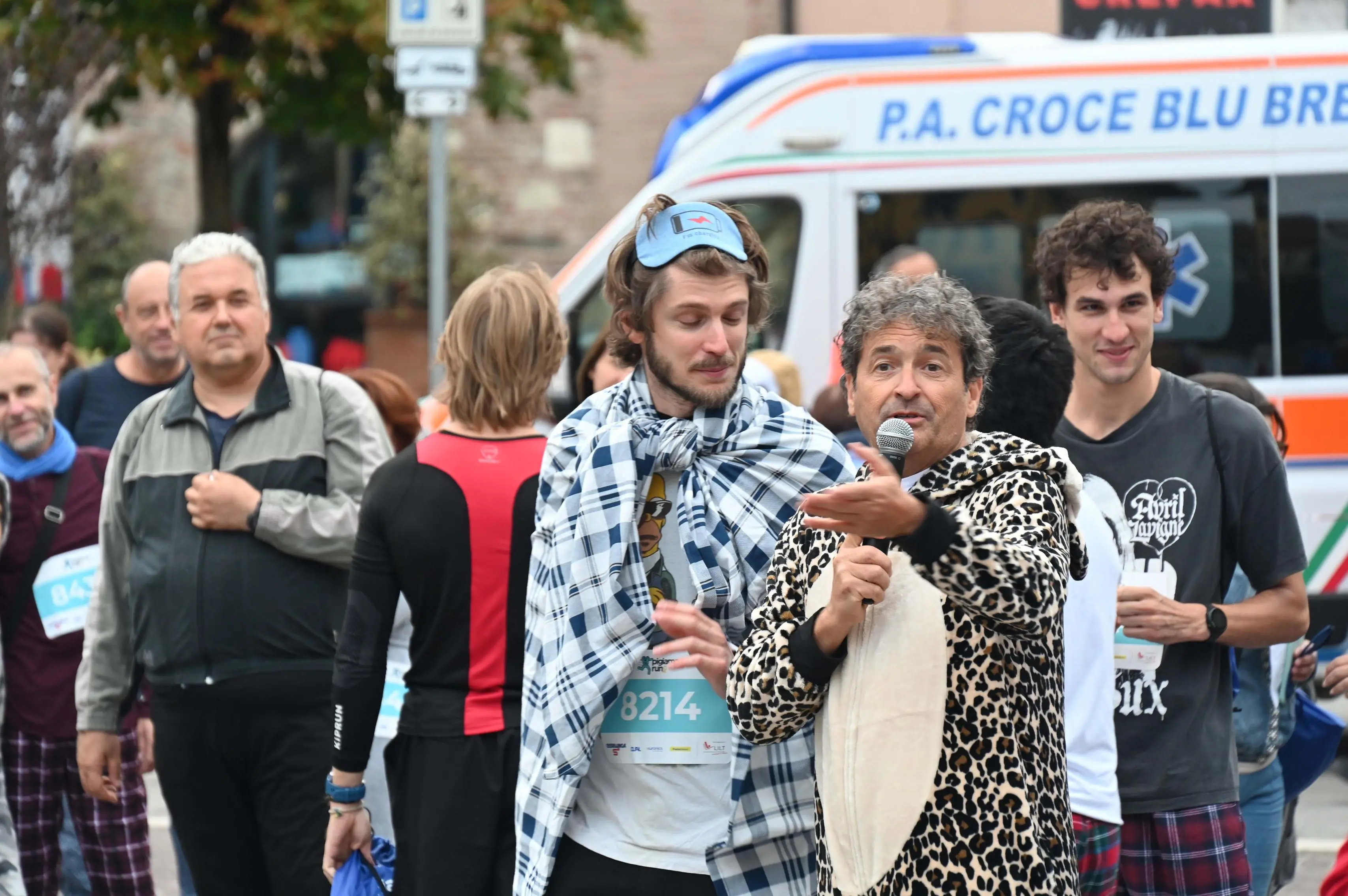 CRONACA BRESCIA PIGIAMA RUN LARGO FORMENTONE REDAZIONE CRONACA 26-09-2025 GABRIELE STRADA NEW EDEN GROUP