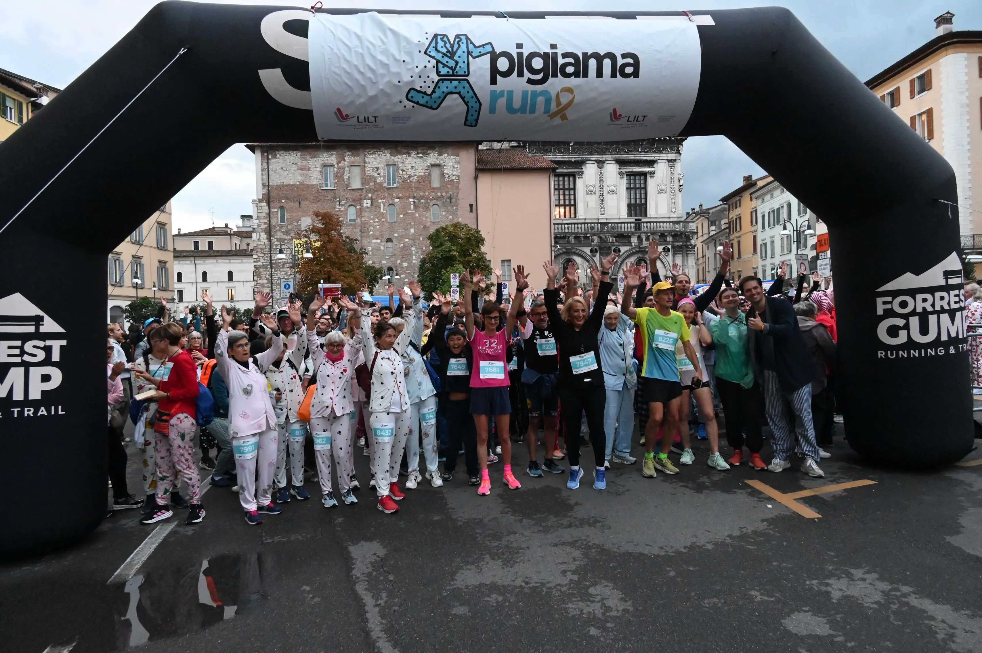 CRONACA BRESCIA PIGIAMA RUN LARGO FORMENTONE REDAZIONE CRONACA 26-09-2025 GABRIELE STRADA NEW EDEN GROUP