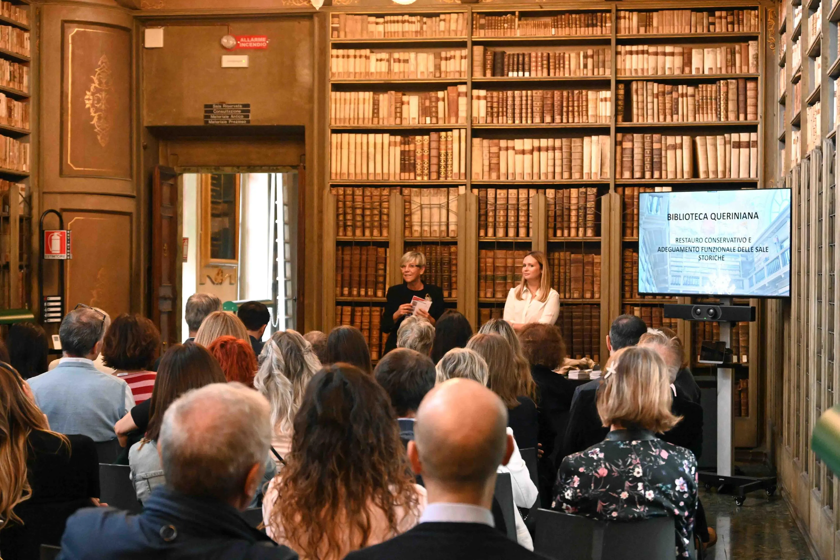 Queriniana: inaugurazione dopo i restauri