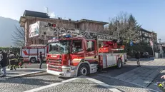 Un’autoscala dei Vigili del fuoco - © www.giornaledibrescia.it