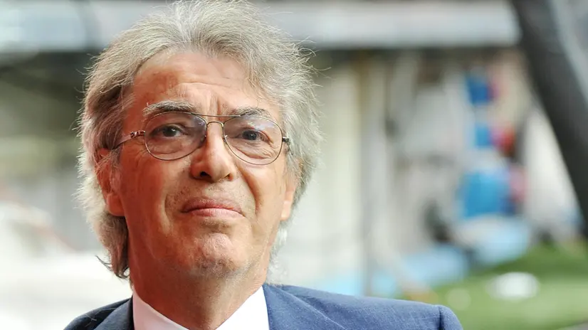 Italian president of Inter, Massimo Moratti, looks on during the Italian Serie A soccer match FC Internazionale Milano (Inter Milan) vs Genoa CFC at Giuseppe Meazza stadium in Milan, Italy, 25 August 2013. ANSA/DANIEL DAL ZENNARO
