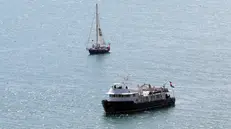 Due imbarcazioni della Global Sumud Flotilla - Foto Epa/Mohamed Messara © www.giornaledibrescia.it