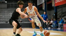 Un momento della sfida tra River Orzinuovi e Virtus Desenzano