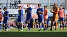 L'Union Brescia dopo il pareggio con la Virtus Verona - © www.giornaledibrescia.it